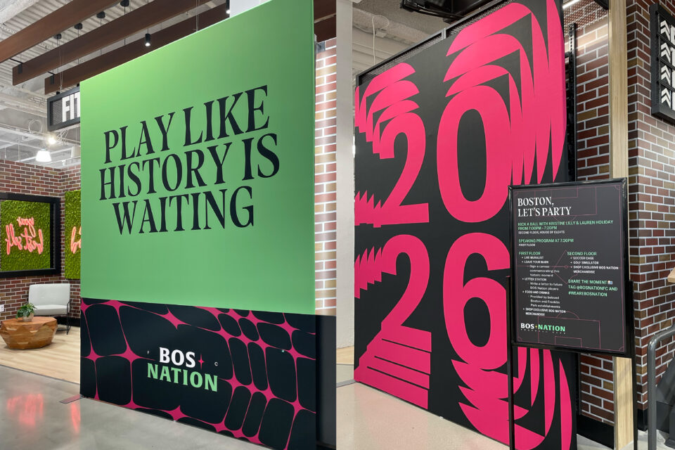 BOS Nation FC Wall Graphics