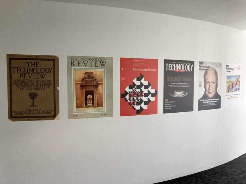 MIT TR poster display