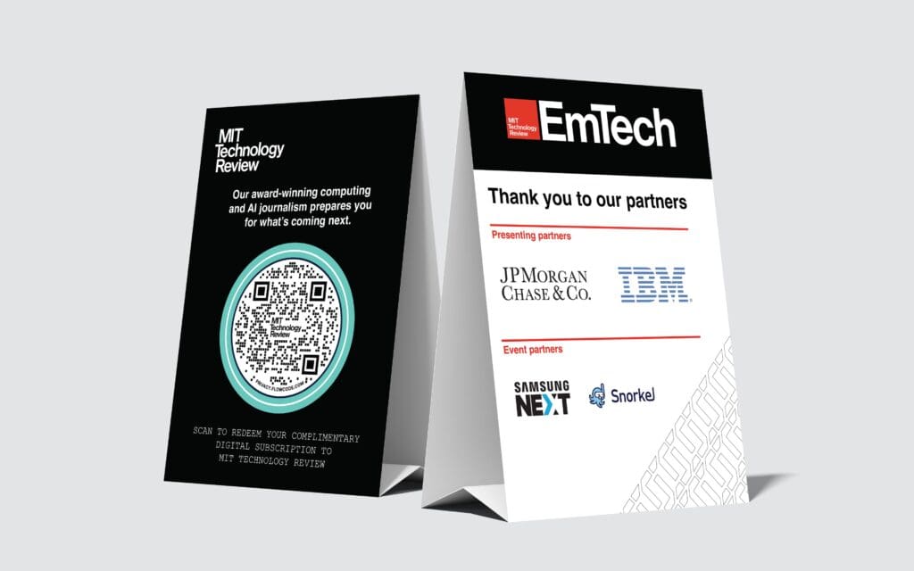 EmTech Table Tents