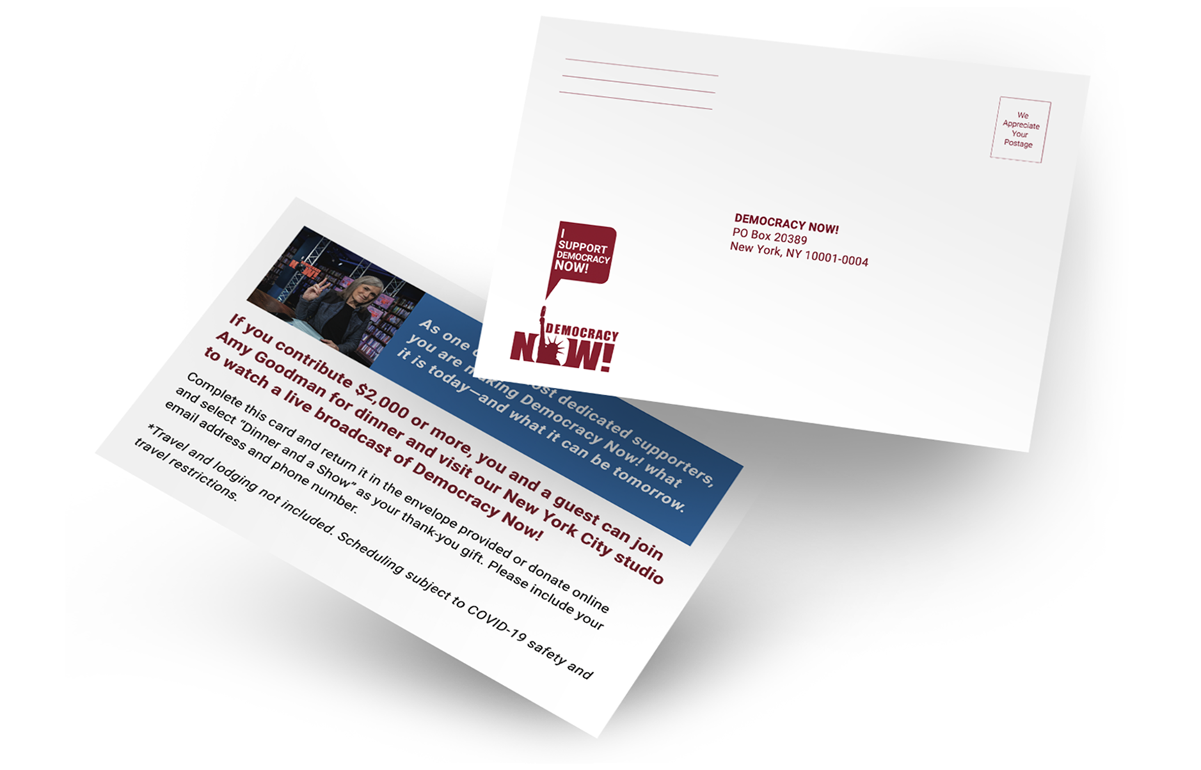 Democracy Now Mailer